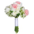 Miniatyrbild 1 av 8: Håller blomma ren elegant romantisk vacker bröllopsbukett för kontor i sovrummet