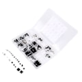 Miniatyrbild 6 av 8: 250 st Tact Push Switch Micro Kombination Kit 25 Värden Boxad Knappbrytare för TV Ljud Utrustning