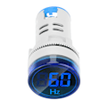 Miniatyrbillede 6 af 8: Rundt LED digitalt displaysignal AC Hertz frekvensindikator AD16-22DSH (blå)