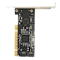 Pikkukuva 4 / 8: PCI–4-porttinen SATA-kortti 4 itsenäistä sarja-ATA-kanavaa 1,5 Gbps:n siirto PCI SATA -ohjain pöytätietokoneelle HDD SSD