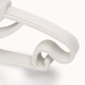 Miniatyrbillede 5 af 5: 10 STK Børneopbevaringsbøjler Plast Tykke sløjfe knude frakketørrer bøjle til småbørn Baby hvid