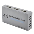 Miniatyrbilde 7 av 8: 4k HDMI Audio Extractor HighDefinition med 1 poeng 2 omformer USB-port datamaskinrekvisita