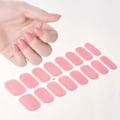 Miniatyrbild 1 av 5: Franska Semi-Härdade Gel Nagelstickers 16 Tips Ren Färg Full Täckning UV Nagelpulver Hållbar Nagel Förlängningssticker NK-LTHP-007