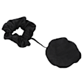 Miniatyrbilde 8 av 8: Drikkedeksel Scrunchie Set Vanntett Pulverforebygging Drikkebeskytter Deksel Scrunchie for Kopp Glass Svart