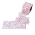 Miniatyrbillede 2 af 8: Tulle stof DIY håndværk slidstyrke lille flash bærbar polyester pailletter tyl rulle 6cm lyserød