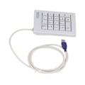 Miniatyrbild 3 av 8: Mekanisk numerisk knappsats 18 tangenter Linjär åtgärdsomkopplare USB port Stänksäkra halkfria kuddar USB numeriska knappar för kontorsbankräknare