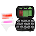 Miniatyrbild 2 av 8: Rhinestone Painting Case 15 Grid Transparent Design Portable Practical Bead Storage Containers Art Supplies