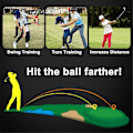 Miniatyrbild 1 av 5: Golftränare, Golf Swing Trainer Auxiliary Tool Swing Training Rod