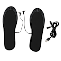 Miniatyrbilde 1 av 8: Unisex elektriske oppvarmede innleggssåler Varme skoinnsatser for sko Boot Hold Warm Skopute （35-39）