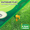 Miniatyrbild 5 av 7: Chipping Game Play Mat Set Chipping Game Träningsmatta inomhus utomhusspel för vuxna och familjebarn