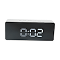 Miniatyrbild 6 av 8: LED-klocka Multifunktionell USB-driven 3 Belysningslägen Snooze Tid Celsius Fahrenheit Display Digital Väckarklocka Vit