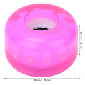 Miniatyrbillede 7 af 8: 4 STK MS2409 PU Pink 54x36 mm Skateboard Dobbelt Rocker Blinkende Hjul Downspeed glidehjul