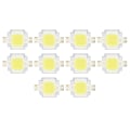 Miniatyrbilde 1 av 8: 10 STK COB lyskilde 10W /6500K integrert LED-brikke 12V/700mA for DIY-lampetilbehør Rent hvitt lys