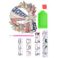 Miniatyrbild 7 av 8: DIY-set för strassmålning, robust handgjord 5D-diamantmålningsprydnad för avkoppling, heminredning (DZ660)