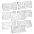 Miniatyrbillede 8 af 8: Negleplade til stempling - Flere mønstre - DIY-produktion - Rustfrit stål - Neglekunstskabeloner