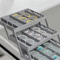 Miniatyrbilde 5 av 5: 2/3-lags smykkestativ, stablebar utsøkt smykkeholder C
