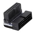 Miniatyrbillede 1 af 8: Bundkort styrestik Multilayer Circuit Board USB3.0 Roter 90° Albue 19P/20P Vertikal Pin Adapter