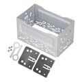 Miniatyrbild 3 av 5: 2 Din Universal Radio Ram Aluminiumlegering Stereo Ljudinstallation Fascia Passar för B5/MK3/MK4