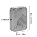 Miniatyrbild 2 av 5: Metall Fidget Leksaker - Magnetisk Poker Push Card Slider Stress Relief Leksak för Män, EDC Haptic Coin JOKER1