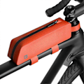Miniatyrbillede 1 af 5: Rhinowalk Cykelrammetaske Vandtæt Cykel Frontrør Taske Orange