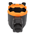 Miniatyrbillede 8 af 8: Klapvogns kopholder Multifunktion Stor kaliber Designet 360 grader Rotation Bærbar klapvogn Vandflaskeholder Sort Orange
