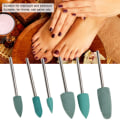 Miniatyrbillede 8 af 8: 6 stk. neglebor til neglekunstbor, manicure-slibehoved, tilbehør til neglepolering 01