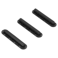 Miniatyrbilde 2 av 8: 3 stk/sett Surfebrett Rorspor Plast Finned Box Plug Fin Plug Base med skruer Svart