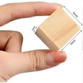 Pikkukuva 2 / 5: Uudet, sopivat Mini Puiset Kuutiot 30 kpl Sileät Puiset Kuutiot 30 X 30 Mm Luonnolliset Neliökuutiot Raakapuu Neliöpalikat