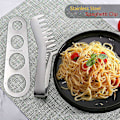Miniatyrbilde 3 av 5: Spaghetti-tang i rustfritt stål, 20,5 cm, varmebestandig