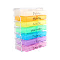 Miniatyrbillede 5 af 8: 7 dages ugentlig dispenser Am Pm Opbevaring Pilleæske Beholder Tablet Sorter Medicinetuiet Organizer