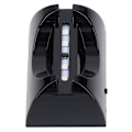 Miniatyrbillede 3 af 8: LED-lysbase rektangulær displaystand 4 LED-lampeperler 2 strømtilstande ABS-lysdisplaybase til krystalakryl