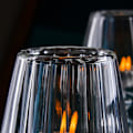 Miniatyrbilde 4 av 8: Lysestake i glass Tansparent Bordlampe Form Lysestakeholder for Din