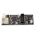 Pikkukuva 5 / 8: USB3.2 Gen1 - 19PIN tyyppi E -sovitinkortti 5 Gbps USB3.0 - 19PIN laajennuskortti Win 7 8 10 11 -käyttöjärjestelmälle Linuxille