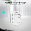 Miniatyrbillede 1 af 5: Tuya Matter WiFi Smart Switch Modul Relæ Fungerer med