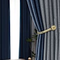 Pikkukuva 5 / 5: Metalliset koristeelliset verhokiskot, 2 kpl setti, seinäkiinnitys, raskaskalustoiset verhotangot, messinki