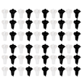 Miniatyrbilde 1 av 8: 60 stk PVC fiskekrok karper rigg ring stopper perler fiskefiksering buffer holder tilbehør