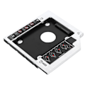 Miniatyrbillede 8 af 8: SATA3.0 HDD Caddy 9,5 mm/12,7 mm Universal anden aluminiumslegering computertilbehør til bærbar 9,5 mm