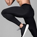 Miniatyrbild 8 av 8: Man Workout Leggings Kompression Justering Ventilation Teknik Lättvikt Kompressionsbyxor Svart M