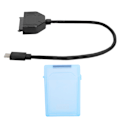 Pikkukuva 7 / 8: TypeC SATA -sovitin 2,5 tuuman USB 3.0 10G SSD HDD kiintolevyasema Kaapeli suojakotelo (sininen)
