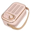 Pikkukuva 7 / 8: Bluetooth-kaiutin, stereo HiFi -ääni, USB-lataus, retro, kannettava langaton kaiutin kotiin ja matkoille, vaaleanpunainen