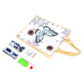 Miniatyrbilde 4 av 8: Diamantmaleri Handlepose Gjenbrukbar med Håndtak DIY Foldbar Tote Bag Håndlaget Kunst Håndverk(HBD04 )