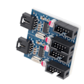 Miniatyrbillede 4 af 8: 9Pin 1 til 4 Splitter USB Motherboard 2.0 Fordeler Udvidelsesmodul Computer Tilbehør
