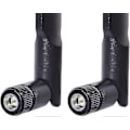 Miniatyrbilde 3 av 5: Wifi Antenne Dual Band 2.4ghz 5ghz 5.8ghz 8dbi Sma Hann Antenne (2-pakning) For Trådløst Ip Kamera Videoovervåking