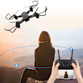 Miniatyrbild 7 av 8: RC-drönare optisk flödes-WIFI FPV Smart Follow hopfällbar RC-drönare Quadcopter