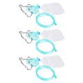 Miniatyrbillede 4 af 8: 3 Sæt Engangs Bløde Silikon Oxygenrør Maske Sæt Oxygenforsyningsudstyr Forbrugsvarer Størrelse L Oxygenpose med Maske