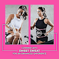 Miniatyrbilde 2 av 5: Sweet Sweat Shapewear Korsett Magebelte for Menn og Kvinner Svart