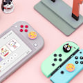 Miniatyrbild 3 av 5: Gula och svarta (4st)-Grip Caps Kompatibel med Switch & Switch Lite, mjuka silikongrepp för Joy-Con Game Controller, 3D Analog Cover