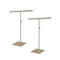 Miniatyrbillede 1 af 5: Halskædeholder Smykkestativ Guld Poleret Taske Display Stand