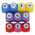 Miniatyrbild 2 av 8: 10st Hålslag Mini Multiple Mönster DIY Puncher Set för Scrapbooking Nail Art