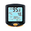 Miniatyrbillede 1 af 5: Vandtæt Cykel Speedometer Trådløs LCD Odometer Cykel